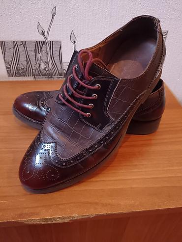 Туфли: Kişi dəbli klassik ayaqqabıları - Model: broq (wingtip) üslubunda — 4