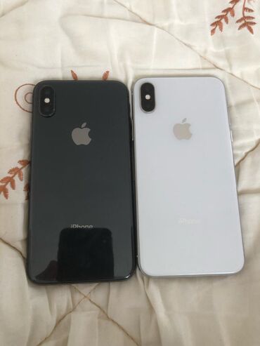 Apple iPhone: IPhone X, Б/у, 64 ГБ, Чехол, 100 %