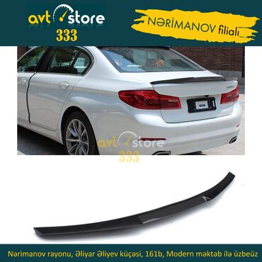 arxa fara: BMW G30 M style Spoiler . Nərimanov filialında müştərilərimiz üçün