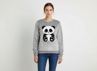 spodnie ze ściągaczem na dole: Women`s sweatshirt, size S