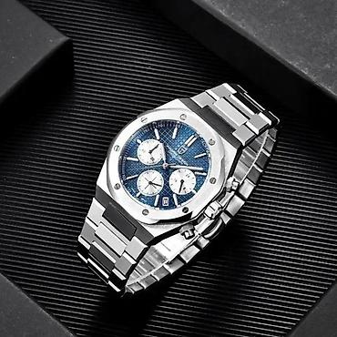 Ručni satovi: PAGANI DESIGN PD-1707 - 40mm - Plava- AP Royal Oak Homage Potpuno nov — 4
