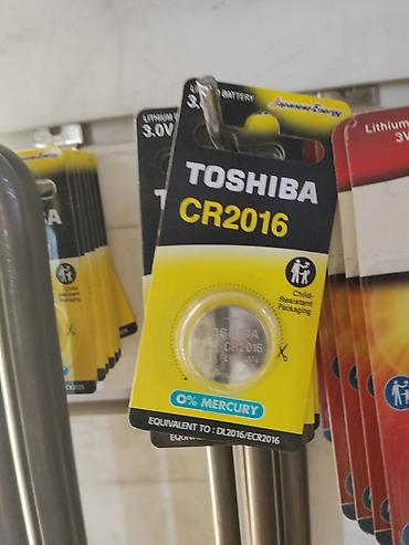 аккумулятор титанат: Литиевая батарейка Toshiba CR2016 - Тип: CR2016 (эквивалент DL2016 / — 1