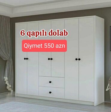 İkimərtəbəli uşaq çarpayıları: Qarderob, paltar dolabı, Yeni, 5 qapı, Açılan, Düz dolab, Azərbaycan