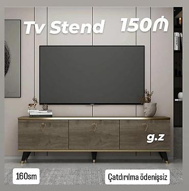 tcl 65: TV stend - Ölçü: 160 sm - Material: ağac teksturalı korpus, üst səth — 1