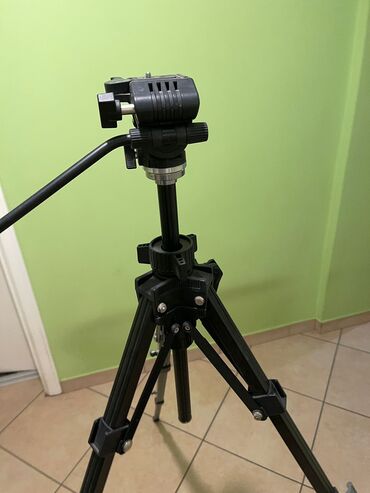 Cameras & Camcorders: Slik 504QF Tripod System Max. 154cm Min. 35.6cm 5kg 100e Kupljen u