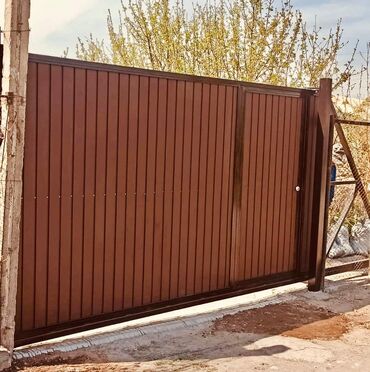 Откатные ворота: Распашные ворота от производителя. Изготавливаем надежные at lalafo.kg — 4 Откатные ворота: Распашные ворота от производителя. Изготавливаем надежные — 4