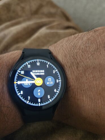 samsung watch 4 qiymeti: İşlənmiş, Smart saat, Samsung, Аnti-lost, rəng - Qara