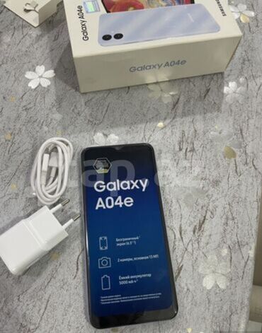 samsung tele: Samsung Galaxy A04e, 64 ГБ, цвет - Черный, Две SIM карты