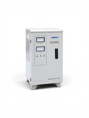 stabilizator telefon: №: 5867 Məhsulun adı: Stabilizator Andeli Şkaf SVC10000VA-220V Brend — 1