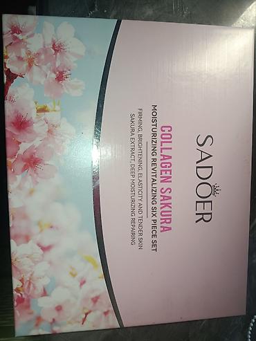 clear: Набор ухода за кожей SADOER Collagen Sakura — увлажняющий и — 2