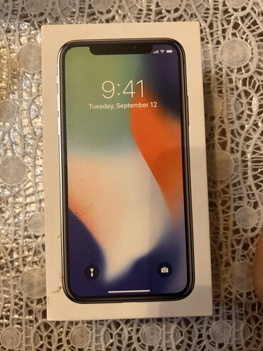 iphone xs 64 qiymeti: IPhone X, 64 GB, Ağ, Barmaq izi, Face ID