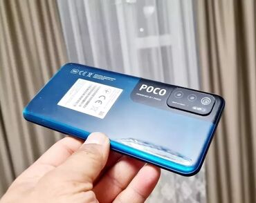 поко телефоны: Poco M3 Pro 5G, Б/у, 256 ГБ, цвет - Синий, 2 SIM