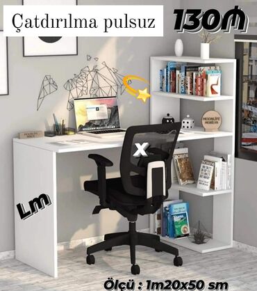 yaz fesli: *Yazı masası / iş masası* _*EMDİRİMLƏ*_ Qiymət : *130₼* ➡️Məhsul yeni