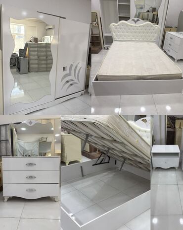 Divanlar: İkinəfərlik çarpayı, Dolab, Termo, 2 tumba, İşlənmiş