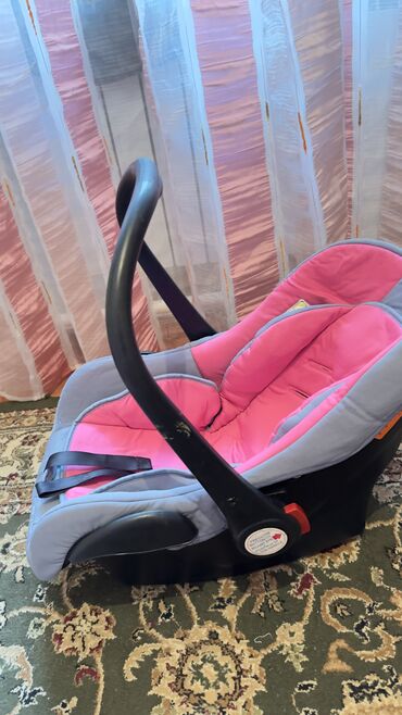 ining baby коляска: Коляска, цвет - Розовый, Б/у
