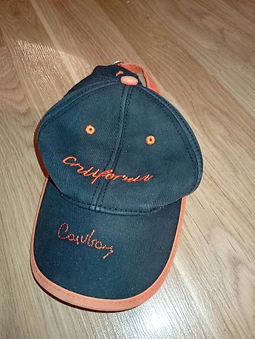 Qara-narıncı beysbol papağı - Üzərində “California” və “Cowboy”
