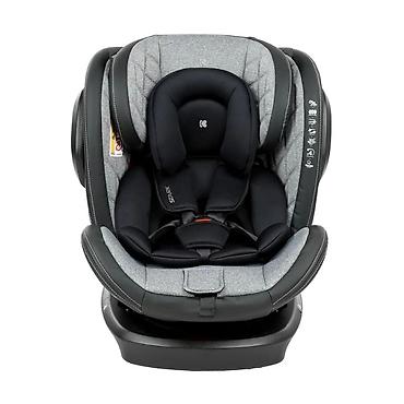 termo helanki: KIKKA BOO STARK ISOFIX – autosedište 0–1–2–3 (0–36 kg), svetlosivo — 4