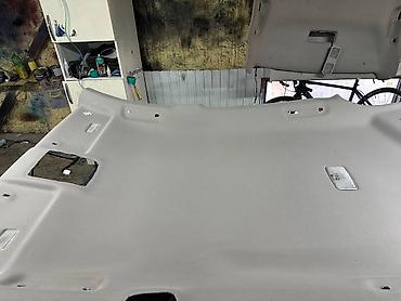 Работы по обшивке: Перетяжка потолка автомобиля и элементов потолочной обивки - Полный — 4