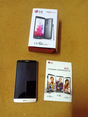 лж телефон: LG G3 Stylus, Б/у, 8 GB, цвет - Золотой, 2 SIM
