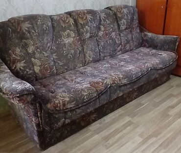 диван кресло цена: Продаётся диван с двумя креслами. Цена за всё 1000сомов. #диван