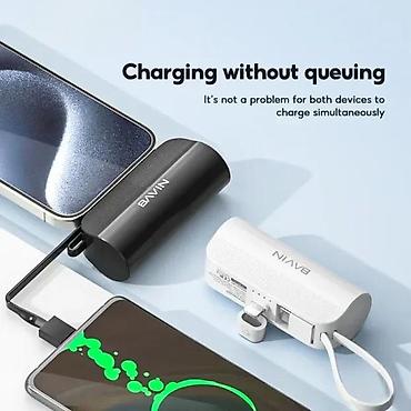 Eksterne baterije: Bavin mini power bank sa integrisanim konektorima Kompaktan prenosivi — 2