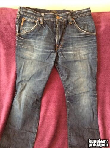 Farmerke: ARMANI jeans farmerice 33 100% cotton Polustruk 45cm duzina 110cm — 3
