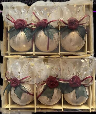 Yeni il oyuncaqları və bəzəkləri: Оригинальные ёлочные игрушки в коробках двух видов. Красивые -da lalafo.az — 2 Yeni il oyuncaqları və bəzəkləri: Оригинальные ёлочные игрушки в коробках двух видов. Красивые — 2