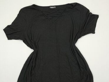t shirty czarne z nadrukiem: T-shirt, Janina, 2XL, stan - Dobry