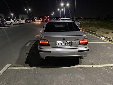 BMW: BMW 5 Series E39 sedan – gümüşü rəngli, 4 qapılı. Yaxşı vəziyyətdədir — 3
