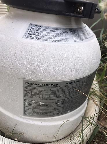 su ceni satılır: İntex qumlu hovuz filtrləmə nasosu - Brend/model: Intex Sand Filter — 2