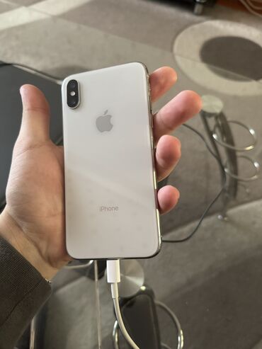 защитное стекло iphone: IPhone X, 64 ГБ, Белый