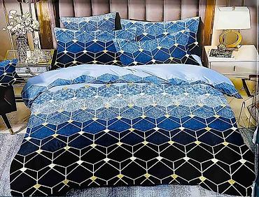 Posteljina: Posteljina – set dvostrukog kreveta, moderan dezen Posteljine bambus — 14