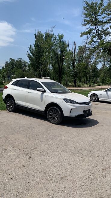 авто под такси с выкупом: Автомобиль типа кроссовер белого цвета. Имеет современный дизайн