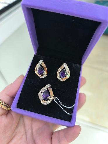 Серебряные наборы украшений: Набор украшений, Проба 925, Женские, Новый — 12