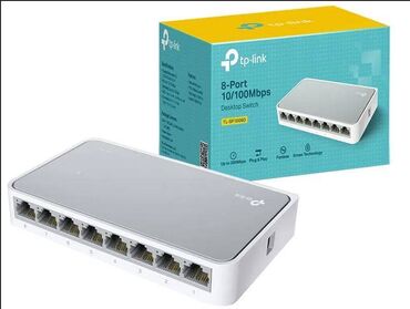 sim modem 4g: TP-Link TL-SF1008D - 8-портовый 10/100 Мбит/с настольный коммутатор