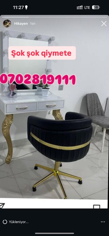 tibb bacisi profil hekim qiz sekilleri: Yeni, Saş kəsimi kreslosu