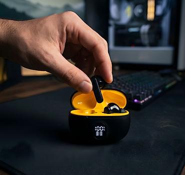 pubg uc pulsuz: Yeni Simsiz (Bluetooth) Qulaqcıqlar, rəng - Qara — 6