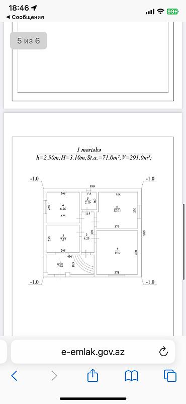 Həyət evləri və villaların satışı: Salam ev yeni tikilidi tam temirlidi temirden sonra yasayis olmuyub — 2