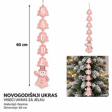 KMT Viseći ukras sneško od tkanine 2905301 - Brend: Kmt style -