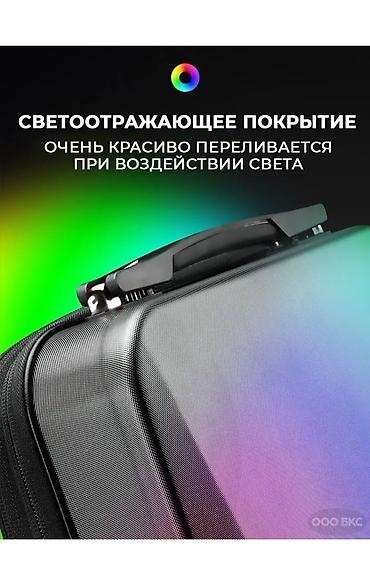 Сумкалар: Киберпанк‑рюкзак с жёсткой панелью и расширяемым объёмом Основные — 5