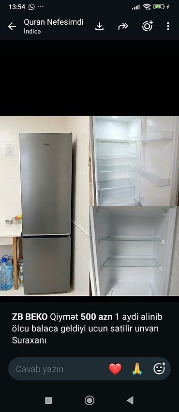 Yeni Beko Soyuducu Satılır lalafo.az -da Yeni Beko Soyuducu Satılır