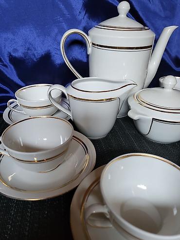 Ostali antikviteti: Servis za kafu Chodziez Poljska iz 80ih.god. Servis za 6 osoba, bez — 2