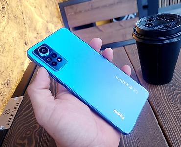 Уюлдук телефондор жана аксессуарлар: Redmi, Redmi Note 12 Pro 5G, Колдонулган, 128 ГБ, түсү - Көк, 1 SIM, 2 SIM — 1