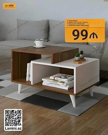 Mebel: Düz masa, Açılmayan, Təkərsiz, Sadə laminat, Zəmanətsiz — 1