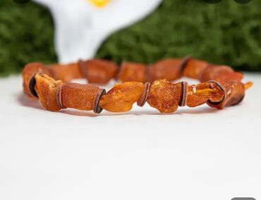 Bijuteriya dəstləri: Təbii kəhrəba aksesuar dəsti - Material: 100% təbii kəhrəba (sarı — 3