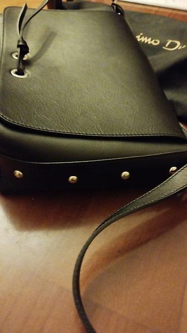 Çantalar: Massimo Dutti çiyin çantası - Rəng: qara - Material: hamar teksturalı — 2