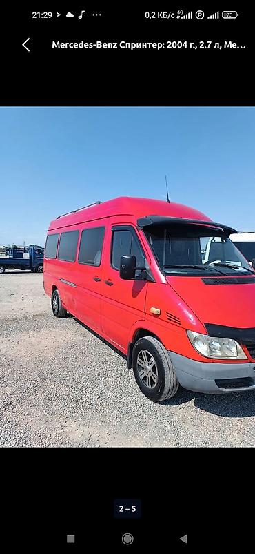 starline b9: Mercedes-Benz Спринтер: 2004 г., 2.7 л, Механика, Дизель, Фургон — 3