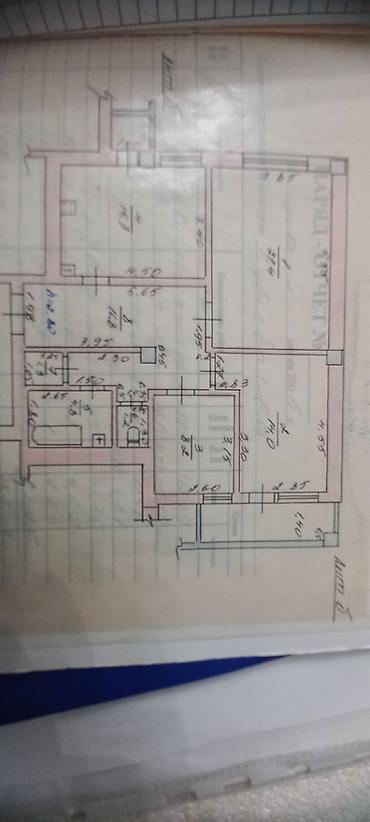 Продажа квартир: 3 комнаты, 90 м², Пишпек Индивидуалка, 4 этаж, Евроремонт — 4