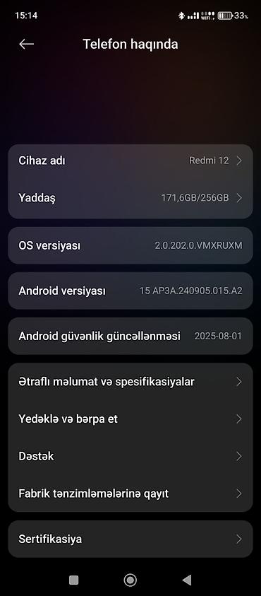 xiaomi mi s: Redmi 12, 256 ГБ, цвет - Черный — 3