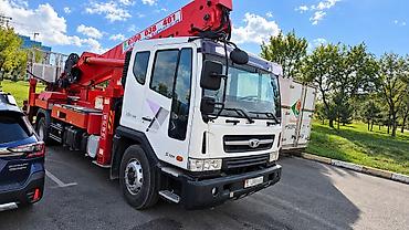 Автовышка коленчатая/телескопическая на шасси грузовика (5 TON)